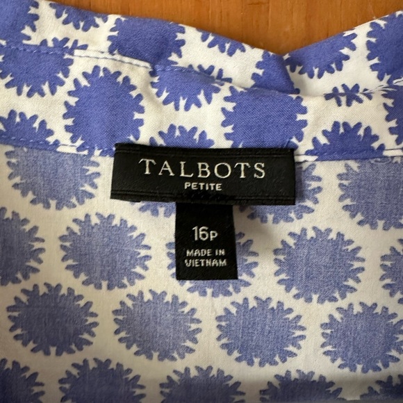 Blue and White Polka Dot Dress - Picture 2 of 4